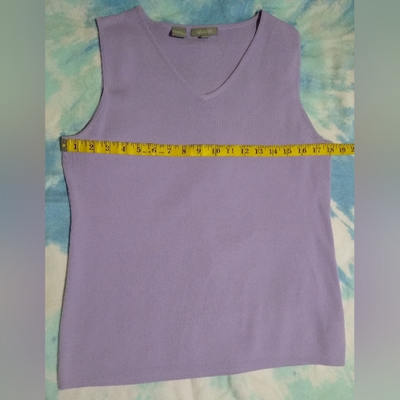 LouLou Sleeveless Size L Lavender - Picture 2 of 7